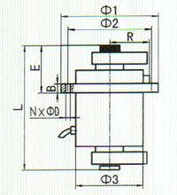 立式振動(dòng)電機(jī)外形圖