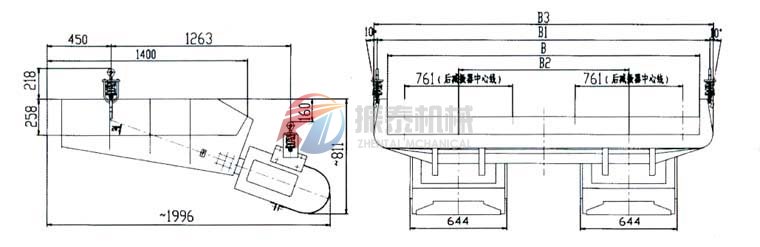 電磁振動(dòng)給料機(jī)外形尺寸